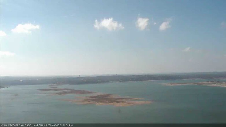 Lake Travis webcam, February 15, 2023 2:25 PM CT