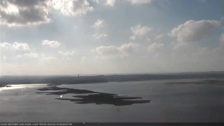 Lake Travis webcam, February 15, 2023 4:00 PM CT