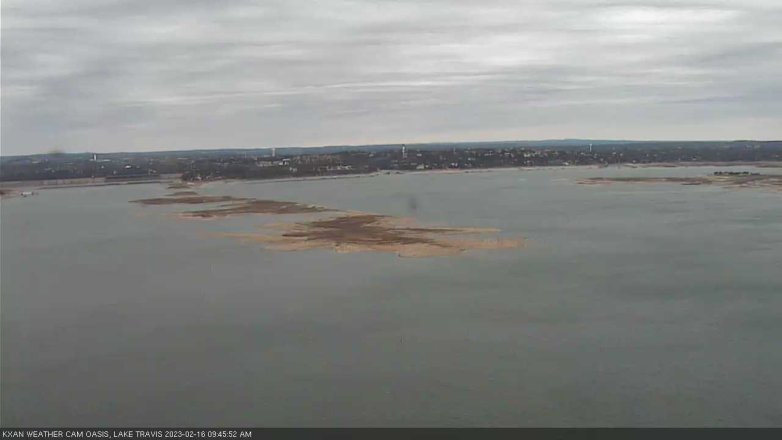 Lake Travis webcam, February 16, 2023 9:45 AM CT