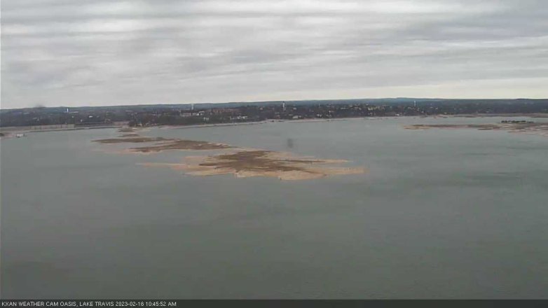 Lake Travis webcam, February 16, 2023 10:45 AM CT