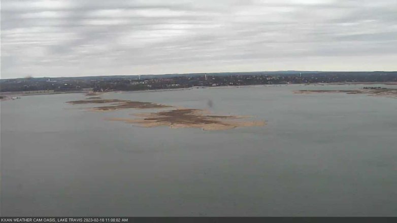 Lake Travis webcam, February 16, 2023 11:00 AM CT