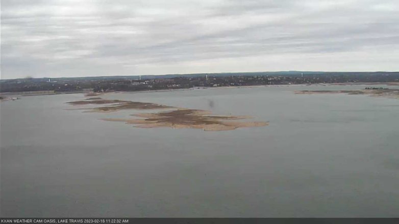 Lake Travis webcam, February 16, 2023 11:25 AM CT