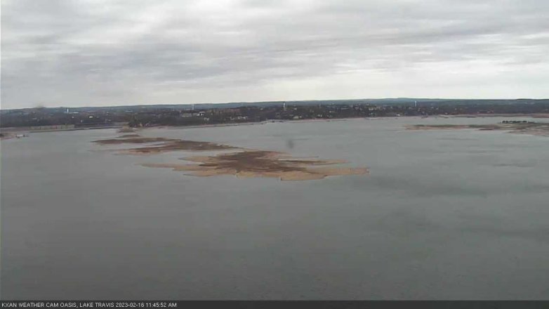 Lake Travis webcam, February 16, 2023 11:45 AM CT