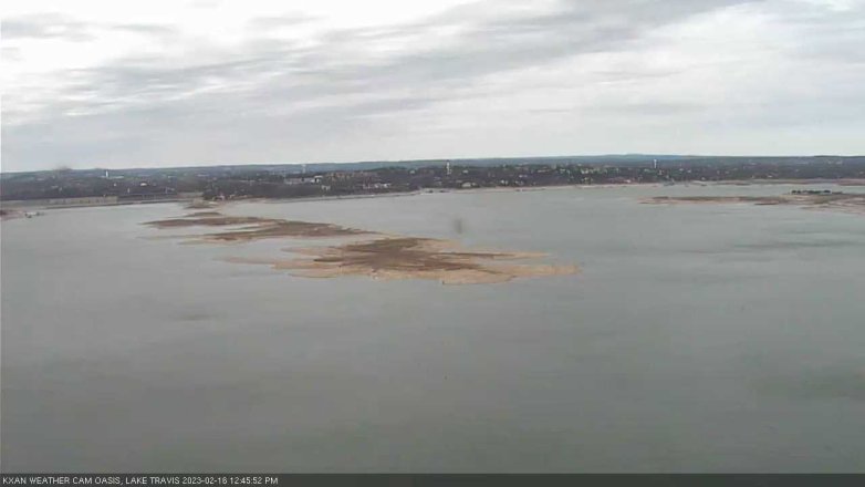 Lake Travis webcam, February 16, 2023 12:45 PM CT
