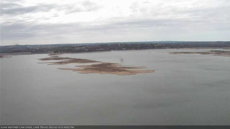 Lake Travis webcam, February 16, 2023 1:45 PM CT
