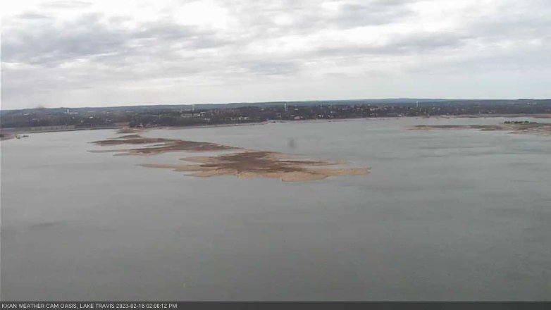 Lake Travis webcam, February 16, 2023 2:00 PM CT