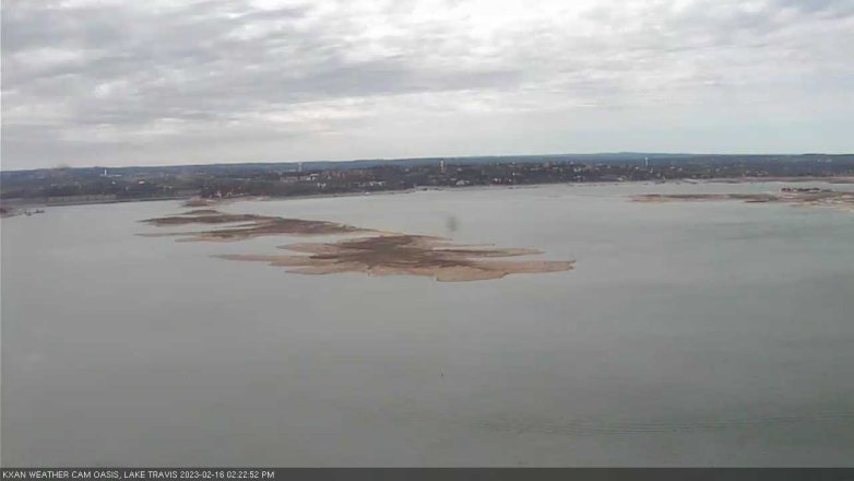 Lake Travis webcam, February 16, 2023 2:25 PM CT