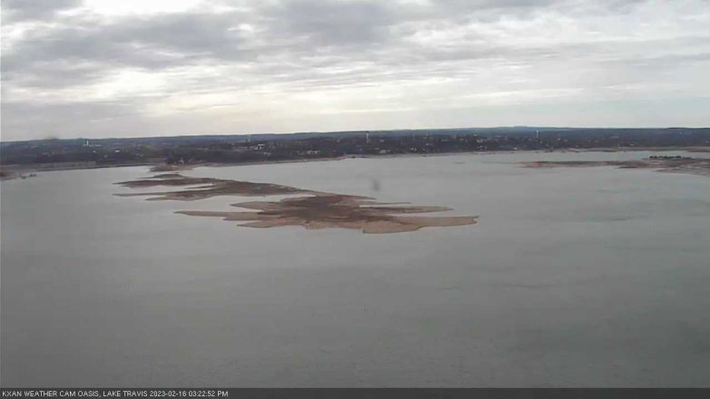Lake Travis webcam, February 16, 2023 3:25 PM CT