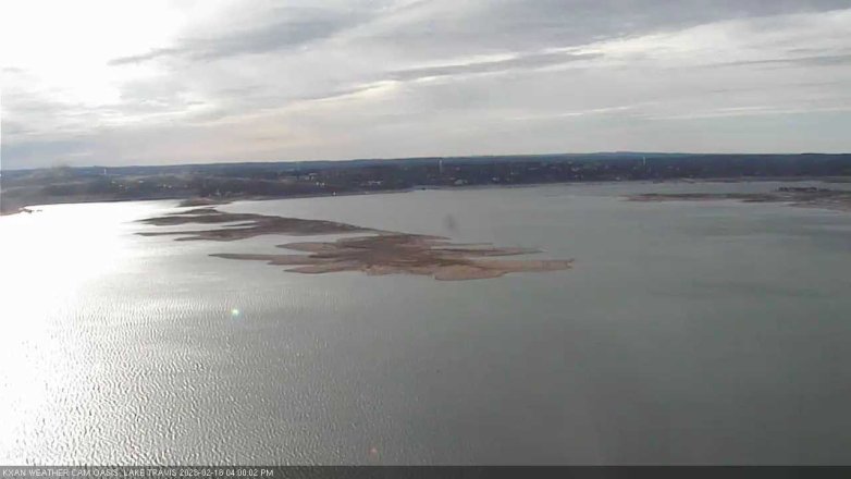 Lake Travis webcam, February 16, 2023 4:00 PM CT
