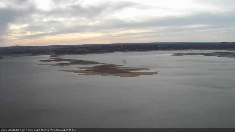 Lake Travis webcam, February 16, 2023 4:45 PM CT