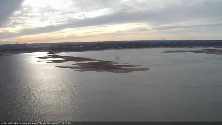 Lake Travis webcam, February 16, 2023 5:00 PM CT