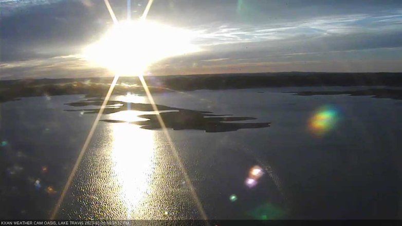 Lake Travis webcam, February 16, 2023 6:00 PM CT