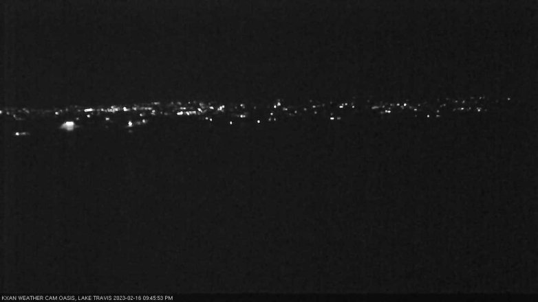 Lake Travis webcam, February 16, 2023 9:45 PM CT