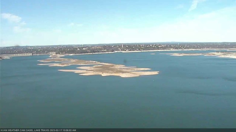 Lake Travis webcam, February 17, 2023 10:00 AM CT