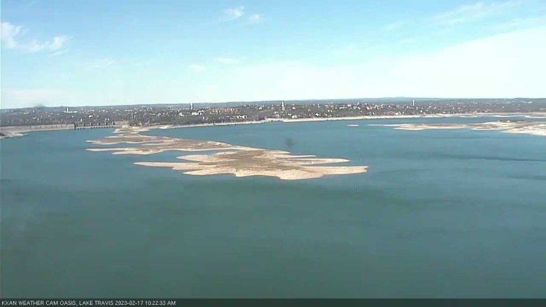 Lake Travis webcam, February 17, 2023 10:25 AM CT