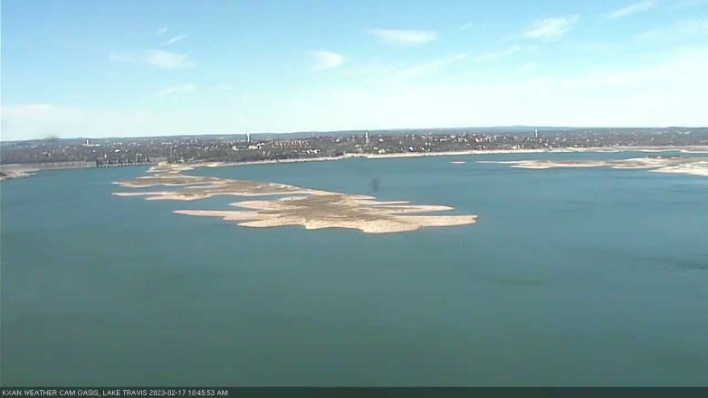 Lake Travis webcam, February 17, 2023 10:45 AM CT