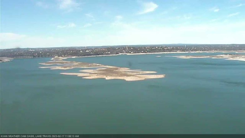 Lake Travis webcam, February 17, 2023 11:00 AM CT