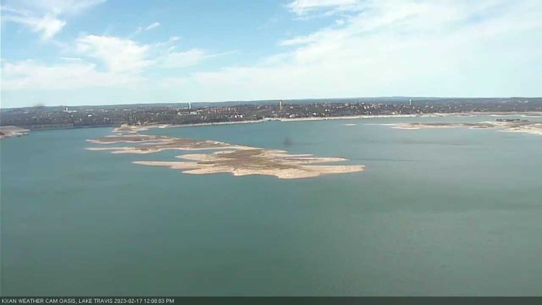 Lake Travis webcam, February 17, 2023 12:00 PM CT