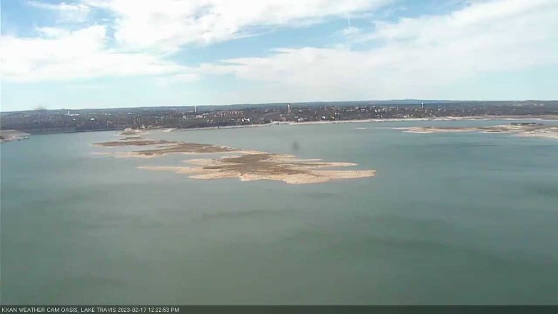 Lake Travis webcam, February 17, 2023 12:25 PM CT