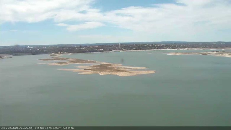 Lake Travis webcam, February 17, 2023 12:45 PM CT