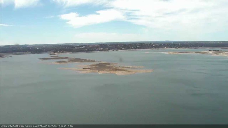 Lake Travis webcam, February 17, 2023 1:00 PM CT