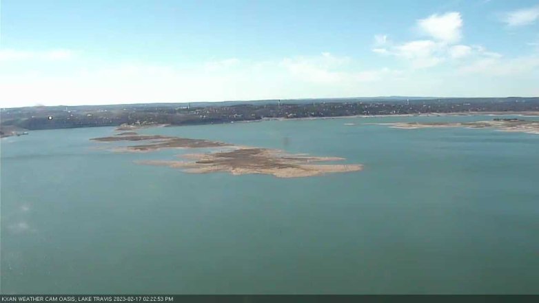 Lake Travis webcam, February 17, 2023 2:25 PM CT