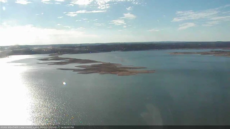 Lake Travis webcam, February 17, 2023 4:00 PM CT