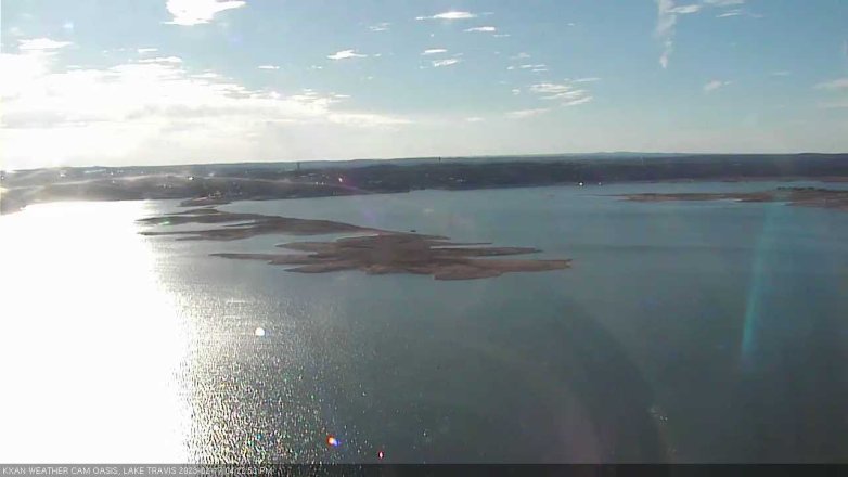Lake Travis webcam, February 17, 2023 4:25 PM CT