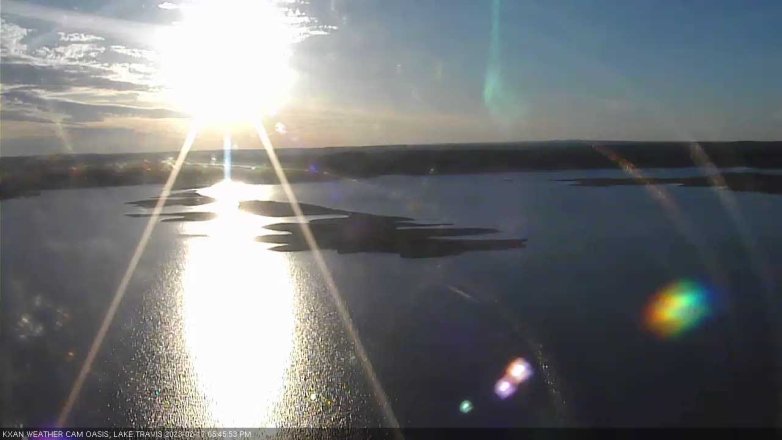 Lake Travis webcam, February 17, 2023 5:45 PM CT