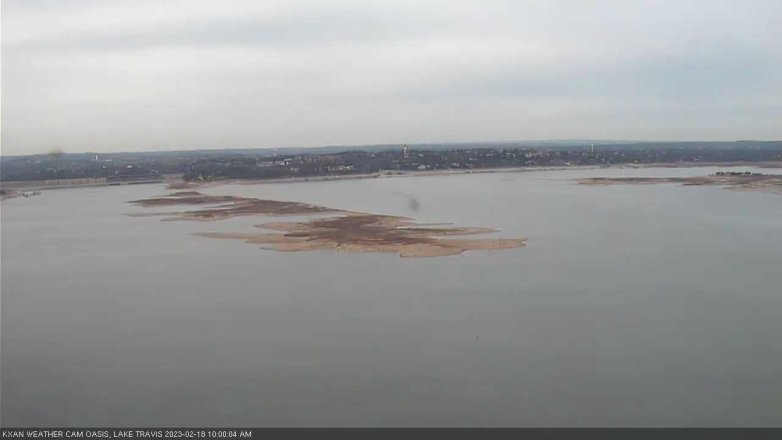 Lake Travis webcam, February 18, 2023 10:00 AM CT