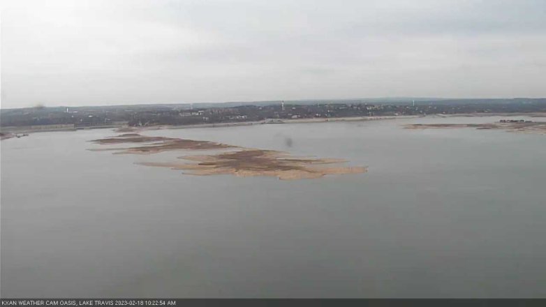Lake Travis webcam, February 18, 2023 10:25 AM CT