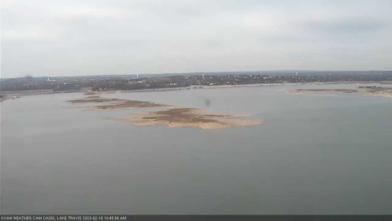 Lake Travis webcam, February 18, 2023 10:45 AM CT