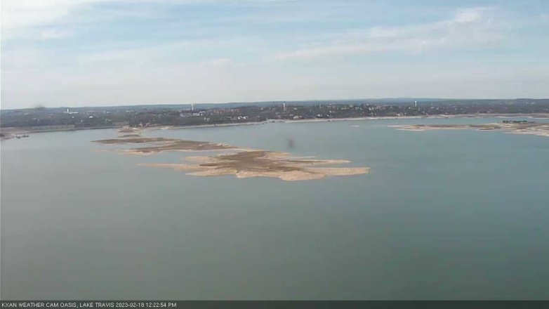 Lake Travis webcam, February 18, 2023 12:25 PM CT