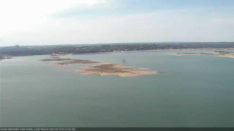 Lake Travis webcam, February 18, 2023 1:25 PM CT