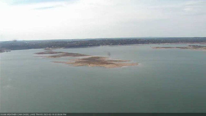Lake Travis webcam, February 18, 2023 2:00 PM CT