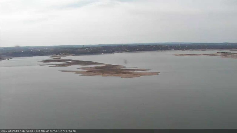 Lake Travis webcam, February 18, 2023 2:25 PM CT