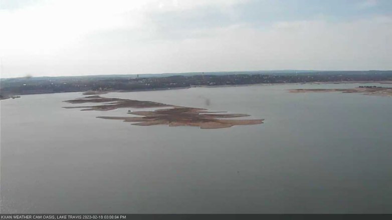 Lake Travis webcam, February 18, 2023 3:00 PM CT