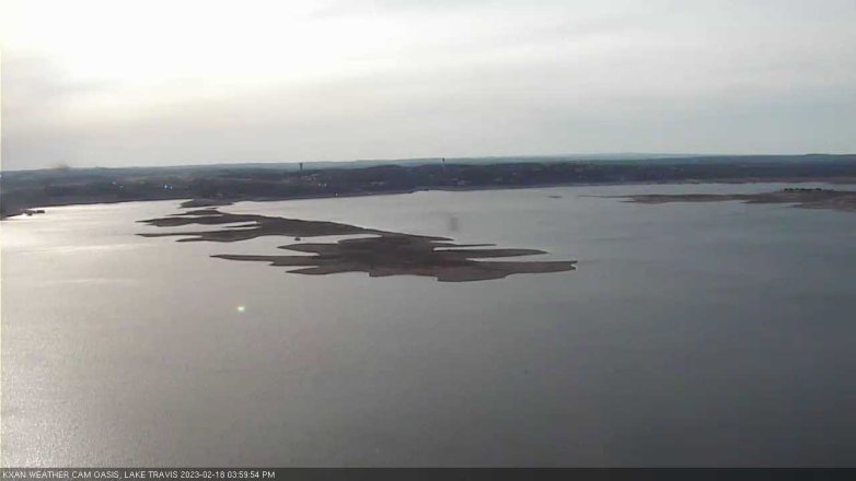 Lake Travis webcam, February 18, 2023 4:00 PM CT