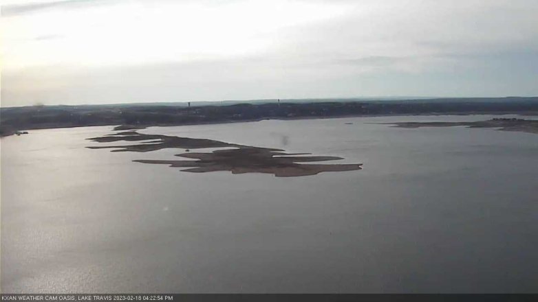 Lake Travis webcam, February 18, 2023 4:25 PM CT