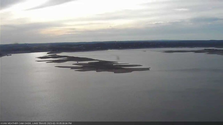 Lake Travis webcam, February 18, 2023 5:00 PM CT
