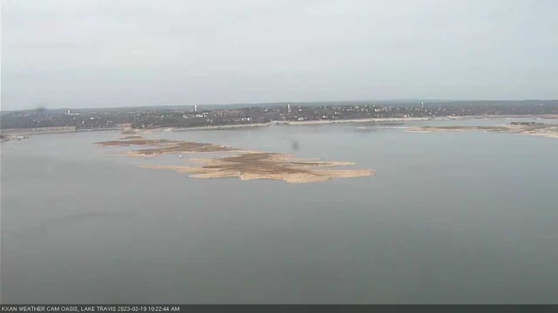 Lake Travis webcam, February 19, 2023 10:25 AM CT