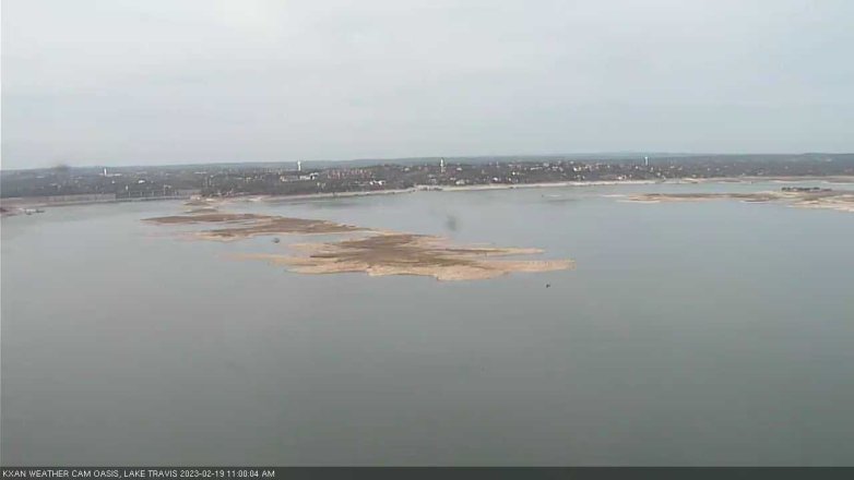 Lake Travis webcam, February 19, 2023 11:00 AM CT