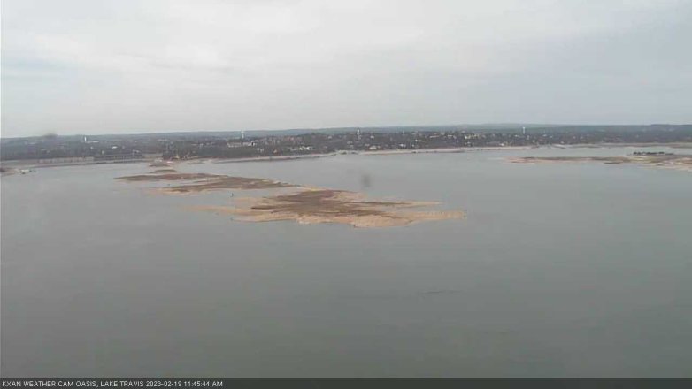 Lake Travis webcam, February 19, 2023 11:45 AM CT