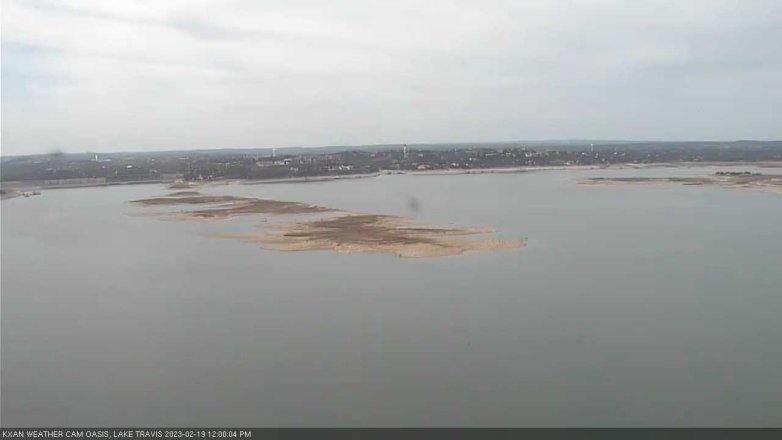 Lake Travis webcam, February 19, 2023 12:00 PM CT
