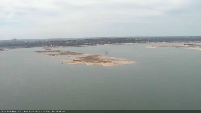 Lake Travis webcam, February 19, 2023 1:00 PM CT