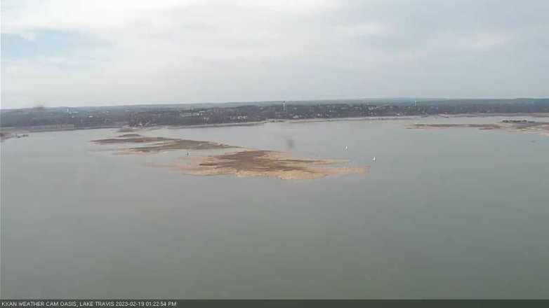 Lake Travis webcam, February 19, 2023 1:25 PM CT