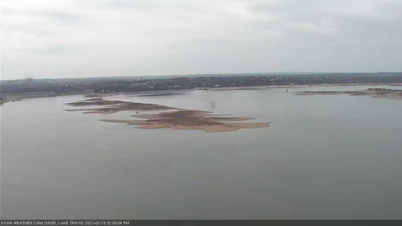 Lake Travis webcam, February 19, 2023 2:00 PM CT