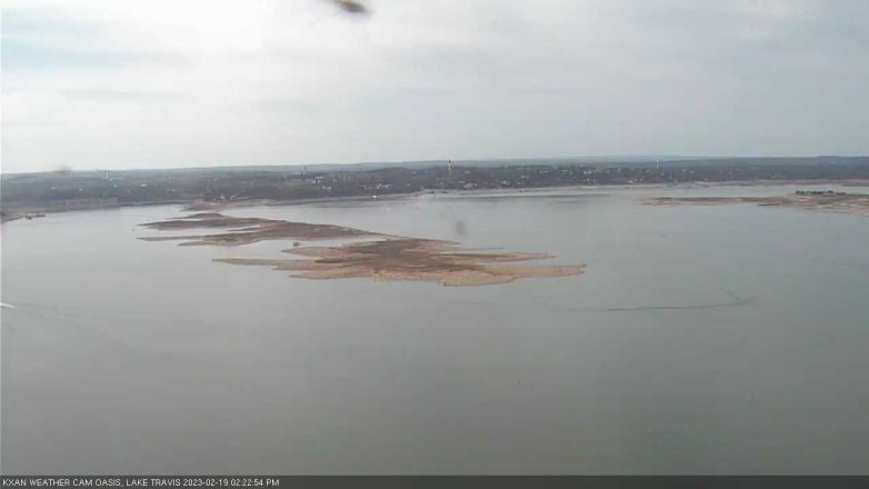 Lake Travis webcam, February 19, 2023 2:25 PM CT