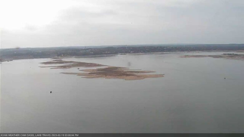 Lake Travis webcam, February 19, 2023 3:00 PM CT