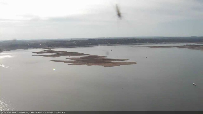 Lake Travis webcam, February 19, 2023 3:45 PM CT